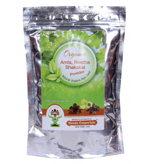 Organic Amla, Reetha, Shakakai Powder