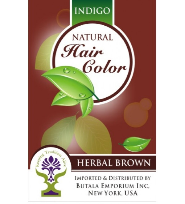 Indigo Natural Henna for Hair: Herbal Brown