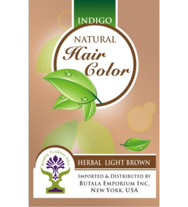 Indigo Natural Henna for Hair: Herbal Light Brown