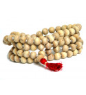 Japa Mala: Tulsi White 108 Beads