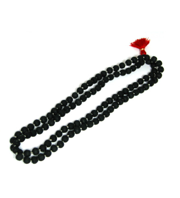 Japa Mala: Tulsi Black 108 Beads