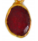 Ruby (Manek) Rashi Stone Pendant