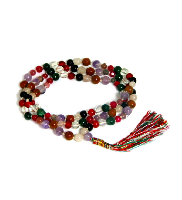 Navratna (9 Gems) 108 Beads Mala