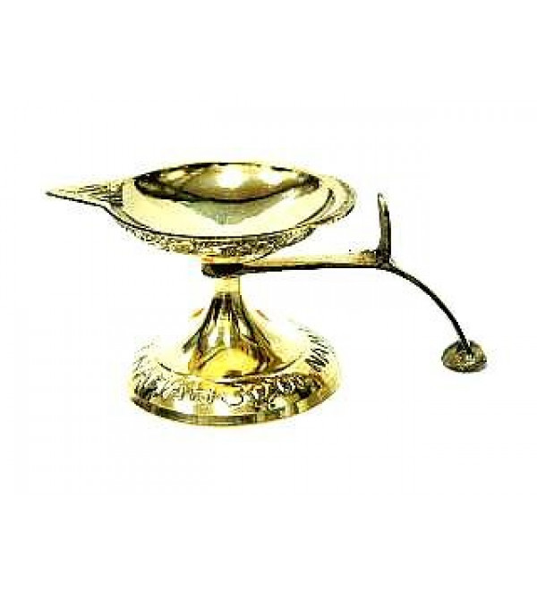 Brass Aarati Lamp (1 Face)