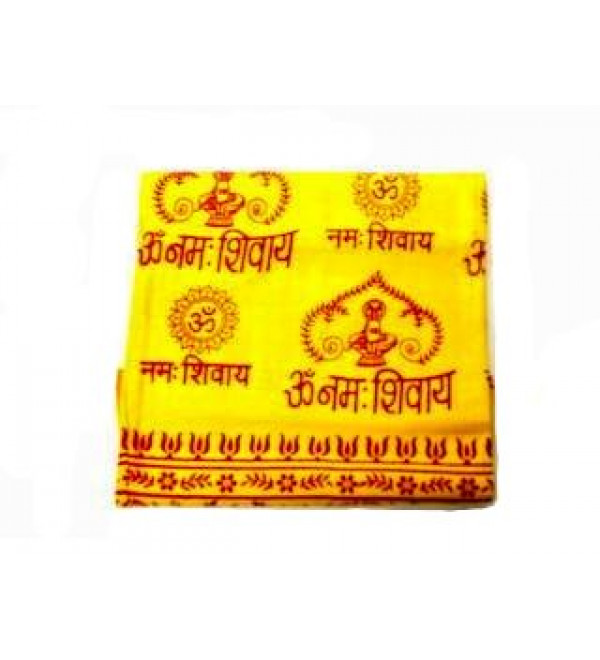 Shawl Yellow (Aum Namah Shivay)