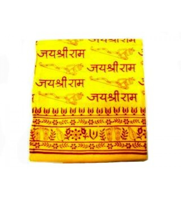 Shawl Yellow (Jai Shri Ram)