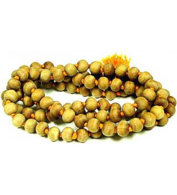 Japa Mala : White Sandalwood 108 Beads