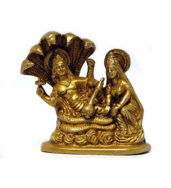 Brass Laxmi Narayan 4 1/2"