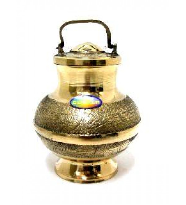 Brass Lota (Pot) with Cover