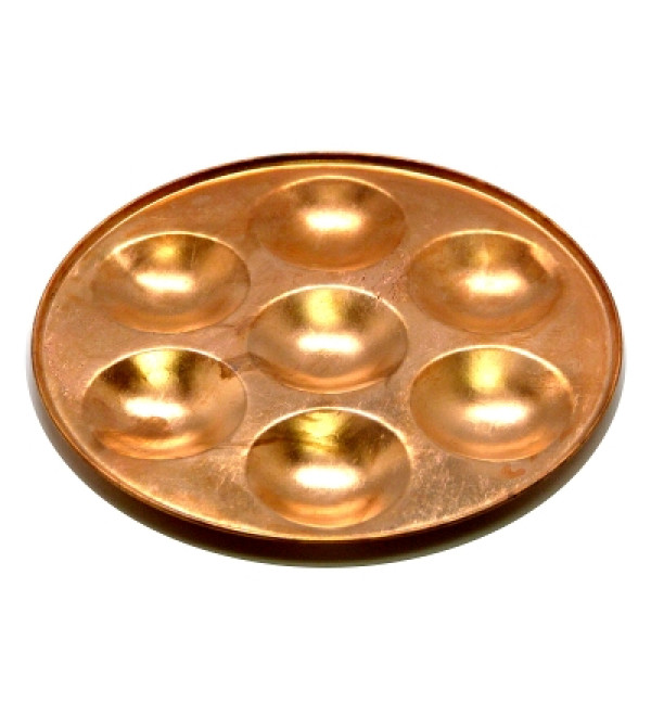 Copper 7 Portion Plate