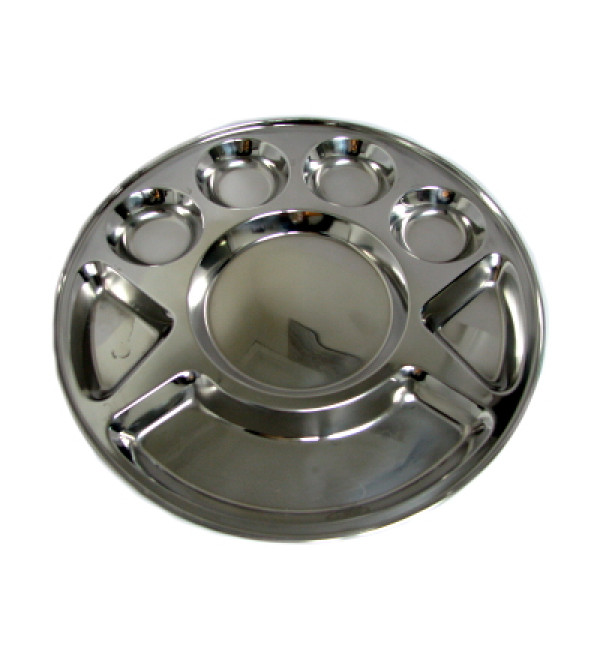 Round Plate: 8 Portion